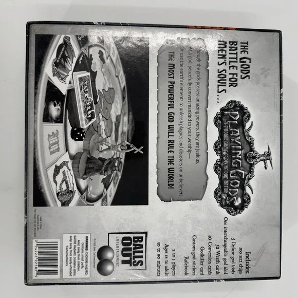 Playing Gods - The Board Game of Divine DominationSIGNED Benjamin Radford 2008